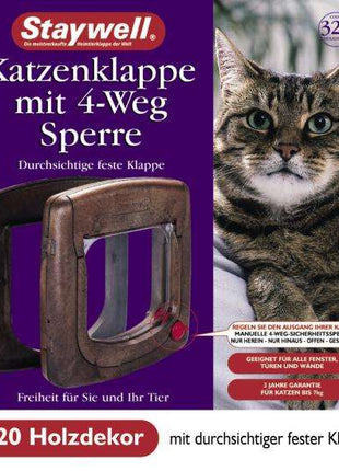 Karlie STAYWELL 320 Katzenklappe - Holzdekor
