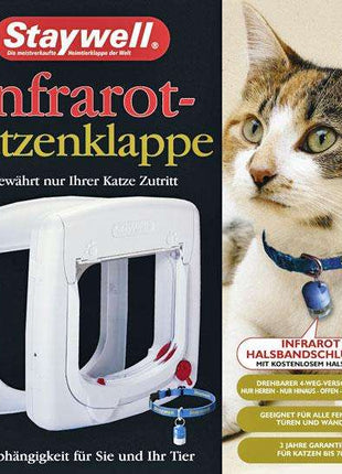 Karlie STAYWELL 500, Infrarot-Katzenklappe - Weiß