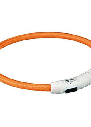 Trixie Flash Leuchtring USB Orange
