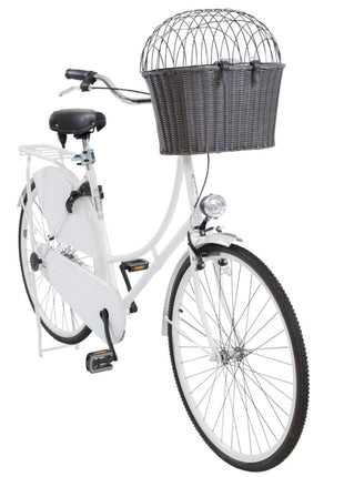 Trixie Front-Fahrradkorb aus Polyrattan