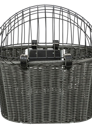 Trixie Front-Fahrradkorb aus Polyrattan