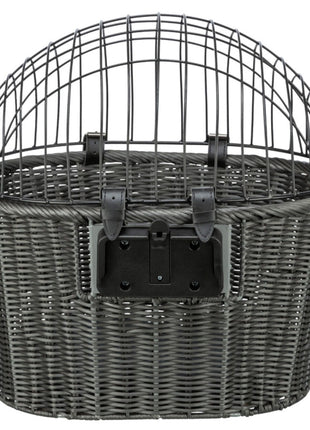 Trixie Front-Fahrradkorb aus Polyrattan