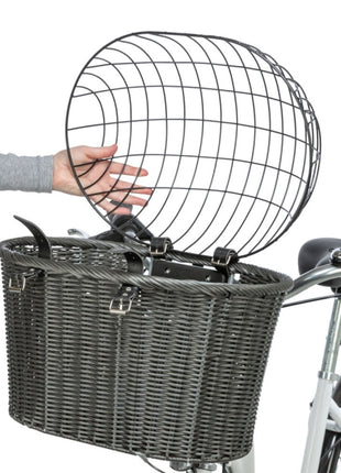 Trixie Front-Fahrradkorb aus Polyrattan