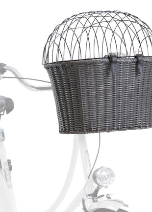 Trixie Front-Fahrradkorb aus Polyrattan