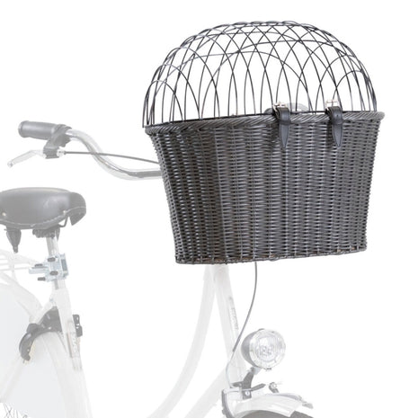 Trixie Front-Fahrradkorb aus Polyrattan