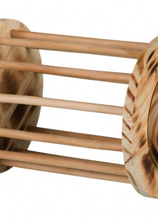 Trixie Heuraufe Rolle aus geflammtem Holz