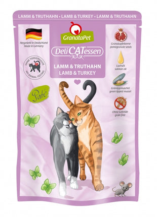GranataPet Delicatessen Pouch Lamm & Truthahn 85 g