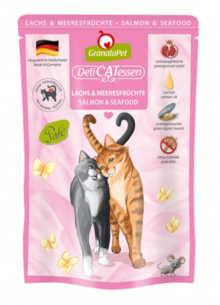 GranataPet Delicatessen Pouch Lachs & Meeresfrüchte 85 g