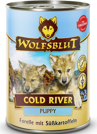 Wolfsblut Dog Puppy Cold River - pstrąg i bataty puszka 395g
