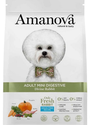 Amanova Dog Adult Mini Digestive Divine Rabbit - królik 2kg