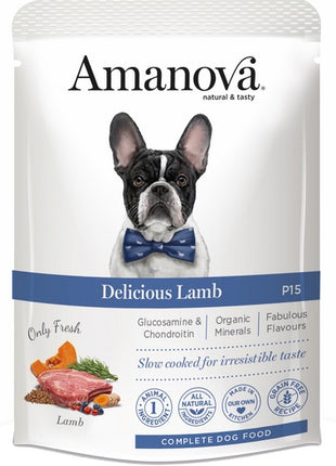 Amanova Dog Adult Delicious Lamb - jagnięcina saszetka 300g [P15]