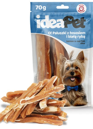 IdeaPet O! Paluszki z łososiem i białą rybą 70g