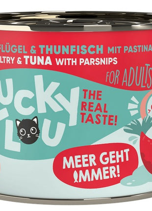 Lucky Lou Lifestage Adult Drób i tuńczyk puszka 200g