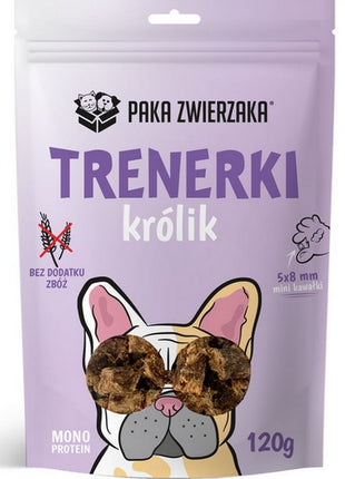 Paka Zwierzaka Trenerki Królik 120g