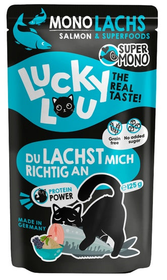 Lucky Lou SuperMono Łosoś saszetka 125g