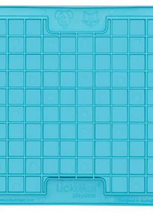 LickiMat Playdate Kwadrat miękki turkusowy