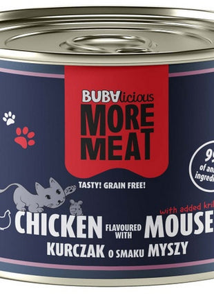 BUBAlicious Kot More Meat Duo kurczak i mysz puszka 185g