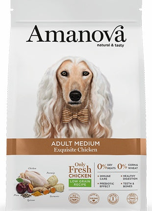 Amanova Dog Adult Medium Exquisite Chicken - kurczak 12kg