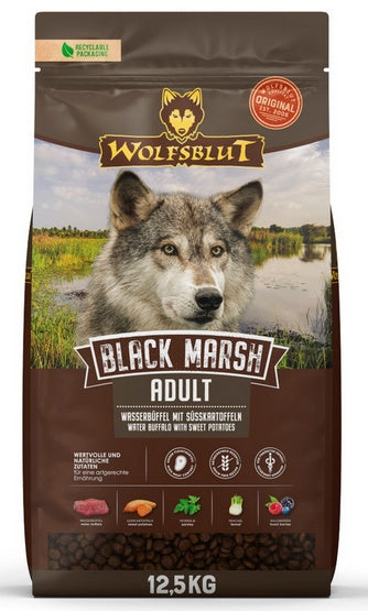 Wolfsblut Dog Black Marsh - bawół i dynia 12,5kg