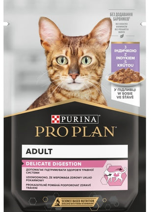 Purina Pro Plan Cat Delicate indyk saszetka 85g