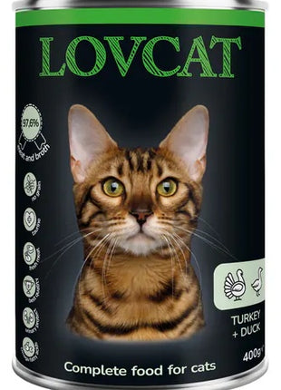 Lovcat Best Turkey & Duck puszka 400g
