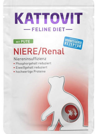 Kattovit Feline Diet Niere/Renal indyk saszetka 85g