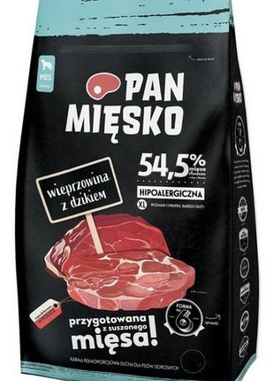 Pan Mięsko Karma sucha dla psa - wieprzowina i dzik chrupki XL 20kg