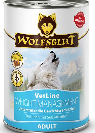 Wolfsblut Dog VetLine Weight Management - indyk i bataty puszka 395g