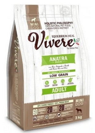 Vivere Dog Mini Adult Duck 3kg