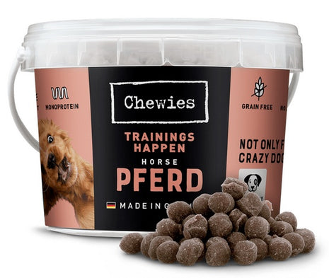 Chewies Trainings-Happen Konina monobiałkowe, bezzbożowe wiaderko 300g