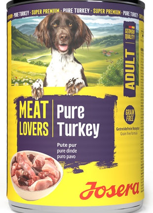 Josera Pies Meat Lovers Pure Indyk puszka 400g