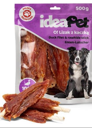 IdeaPet Lizak z kaczką 500g