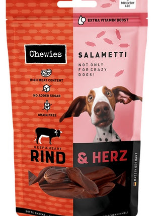 Chewies Beef Salametti wołowina z sercami 60g