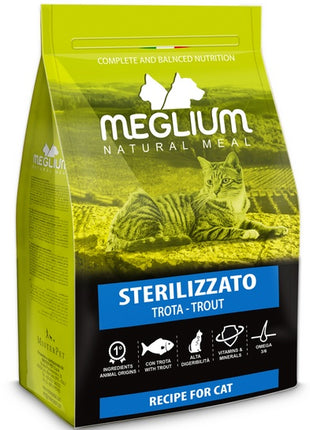 Meglium Cat Adult Neutered Trout 10kg