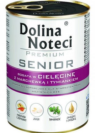Dolina Noteci Premium Pies Senior Cielęcina puszka 400g