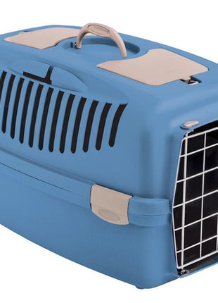 Stefanplast Transporter Gulliver 2 metalowe drzwi niebieski [99802]