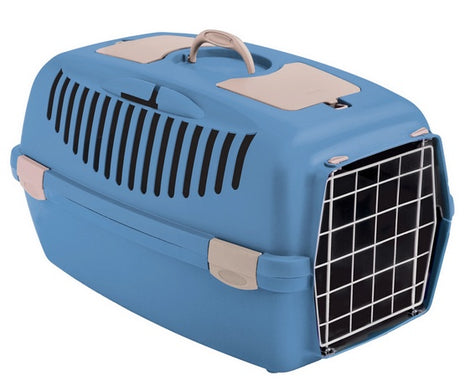 Stefanplast Transporter Gulliver 2 metalowe drzwi niebieski [99802]