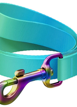 Collar WauDog Recycled Smycz nylonowa, gradient M 20mm/122cm niebieski