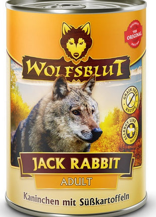 Wolfsblut Dog Jack Rabbit - królik, zając i bataty puszka 395g
