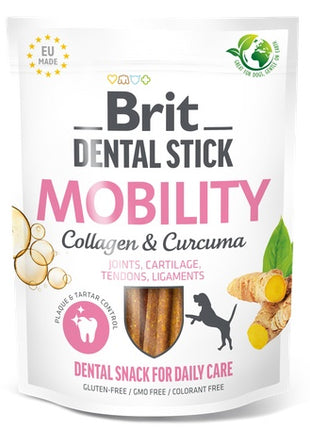 Brit Dental Stick Mobility Collagen & Curcuma 251g