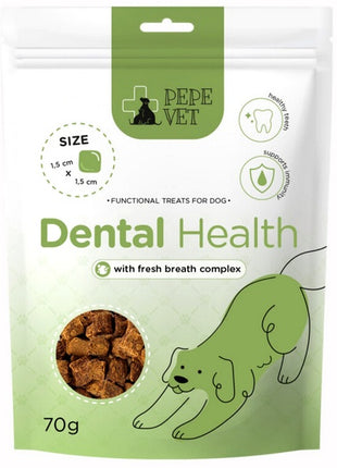 Paka Zwierzaka PEPE VET Przysmak funkcjonalny Dental Health 70g