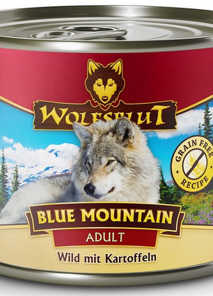 Wolfsblut Dog Blue Mountain - dziczyzna i ziemniaki puszka 200g