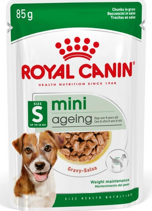 Royal Canin Mini Ageing karma mokra w sosie dla psów dojrzałych po 8 roku życia, ras małych saszetka 85g