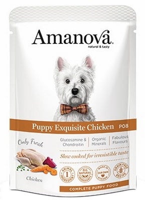 Amanova Dog Puppy Exquisite Chicken - kurczak saszetka 300g [P08]