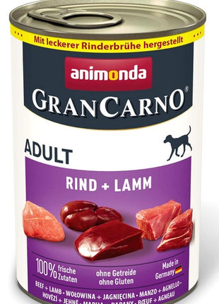Animonda GranCarno Original Adult Rind Lamm Wołowina + Jagnięcina puszka 400g