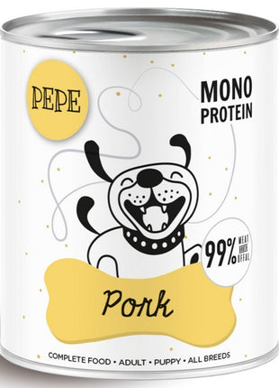 Paka Zwierzaka PEPE Pork (wieprzowina) puszka 800g