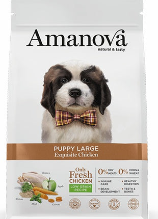 Amanova Dog Puppy Large Exquisite Chicken - kurczak 12kg