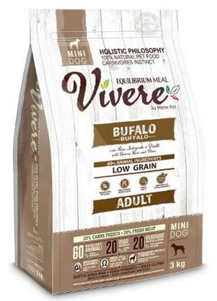 Vivere Dog Mini Adult Buffalo 3kg