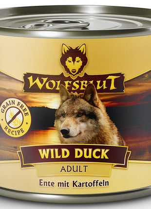 Wolfsblut Dog Wild Duck - kaczka i ziemniaki puszka 200g