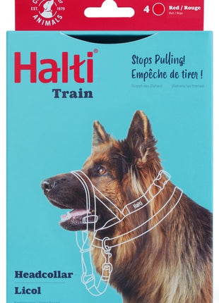 Halti Kantarek - obroża uzdowa rozmiar 4 czerwona